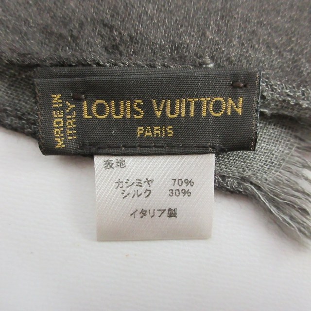 ルイヴィトン LOUIS VUITTON モノグラム カシシル ストール マフラー 
