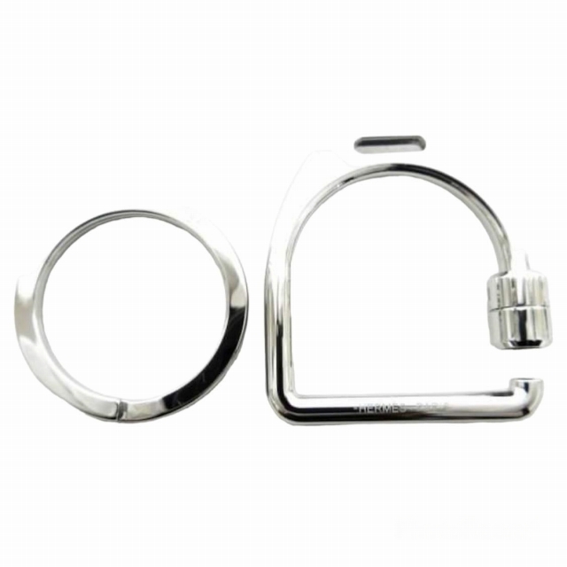 未使用品 エルメス HERMES Etrier エトリエ キーリング キーホルダー 