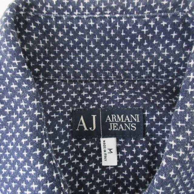 アルマーニ ジーンズ ARMANI JEANS 90s ヴィンテージ シャツ 総柄 長袖 