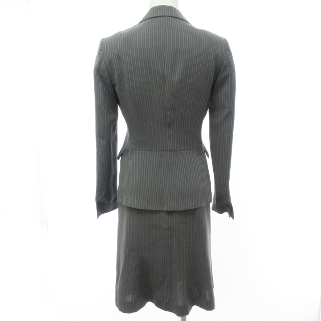 オリヒカ ORIHICA スカート スーツ セットアップ ストライプ柄 1B  
