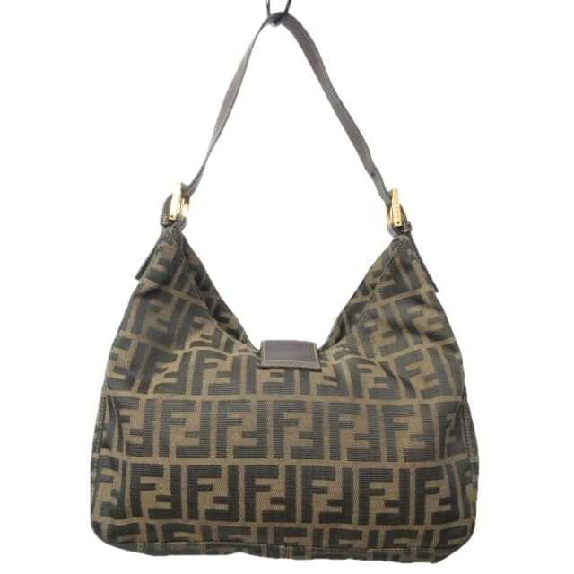 フェンディ FENDI マンマバケット ズッカ柄 ショルダーバッグ 