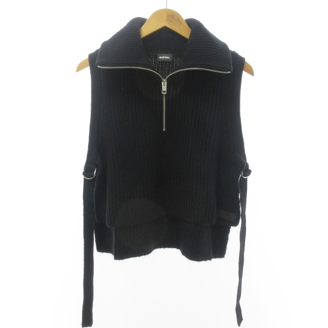 ディーゼル DIESEL ハーフジップ ニット セーター ノースリーブ 