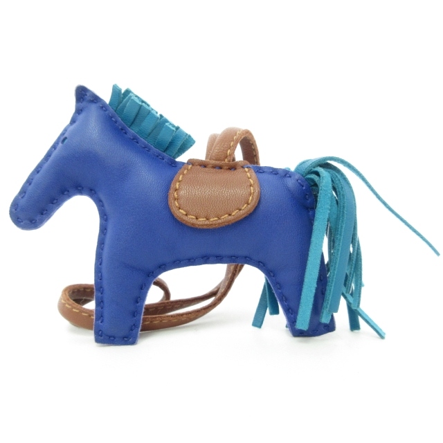 しかまり　HERMES ロデオチャーム PMアニョーミロブルー 楽天市場】【未使用品】 エルメス ロデオ PM バッグチャーム