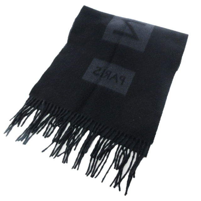 ルイヴィトン LOUIS VUITTON カシミヤマフラー ストール フリンジ  