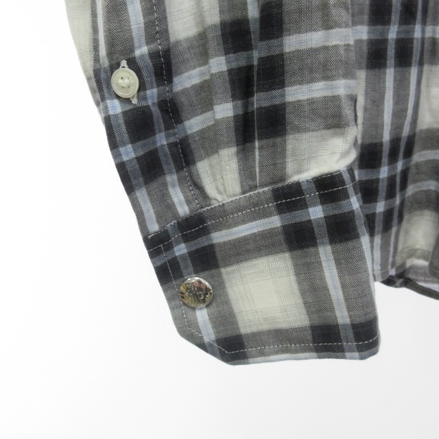 モンクレール MONCLER GAMME BLEU ガムブルー BDチェックシャツ 長袖