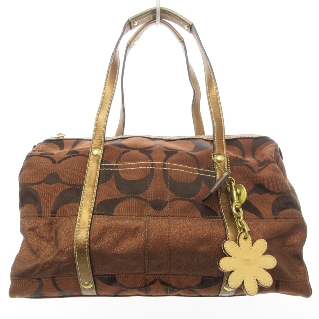 コーチ COACH シグネチャー ミニボストンバッグ トートバッグ