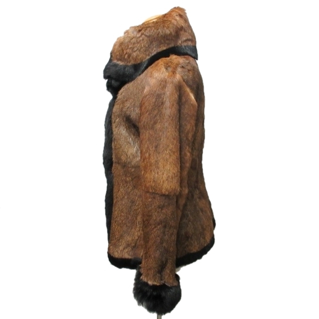 ドルチェ&ガッバーナ ドルガバ DOLCE&GABBANA ラビットファー コート  