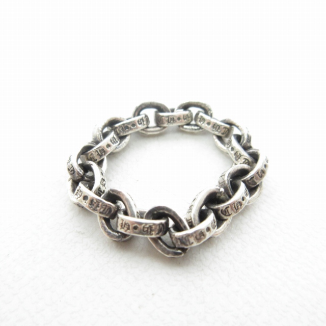 クロムハーツ CHROME HEARTS ペーパーチェーンリング 六字真言 指輪 