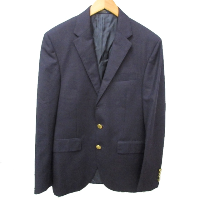 ポロ ラルフローレン POLO RALPH LAUREN 美品 紺ブレ 金ボタン 