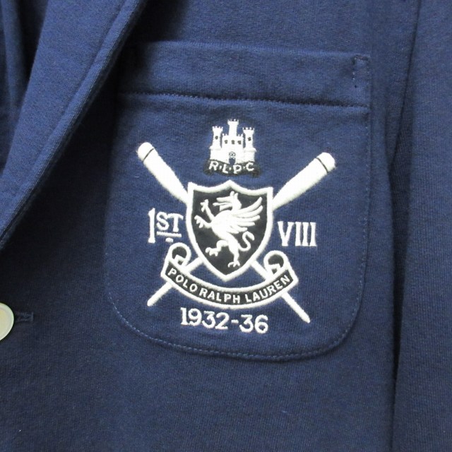 ポロ ラルフローレン POLO RALPH LAUREN 美品 刺繍 テーラード