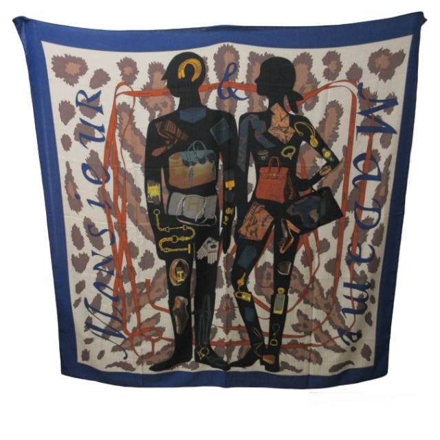 エルメス HERMES カレ140 MONSIEUR ET MADAME ムッシュー＆マダム 