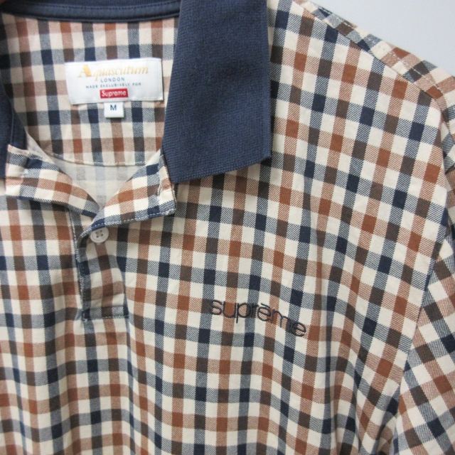 シュプリーム SUPREME ×アクアスキュータム AQUASCUTUM コラボ 