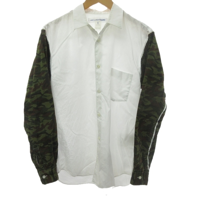 コムデギャルソンシャツ COMME des GARCONS SHIRT フランス製 カモフラ 