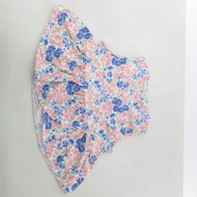 新品 セリーヌ ベビー 90 セットアップ ワンピース パンツ セリーヌ CELINE 美品 ベビー キッズ 花柄セットアップ 90cm