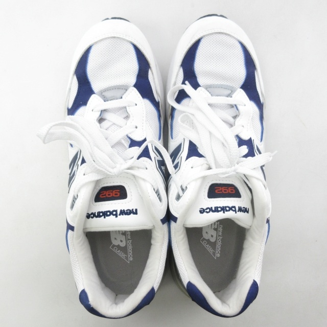 ニューバランス NEW BALANCE M992EC USA製 スニーカー シューズ 白 青