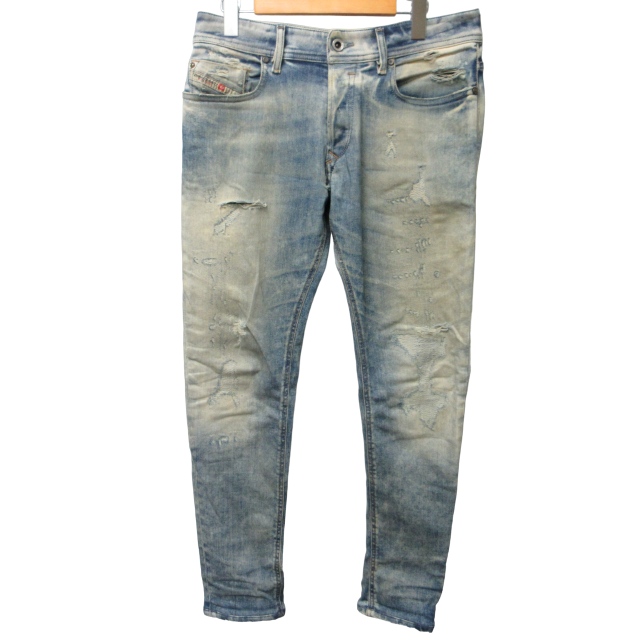 ディーゼル DIESEL SLEENKER For Successful Living デニム ダメージ 