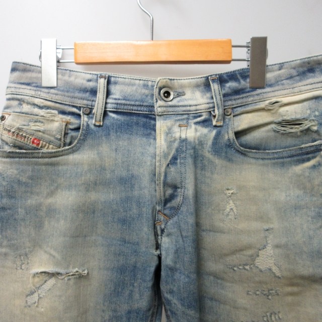 ディーゼル DIESEL SLEENKER For Successful Living デニム ダメージ 