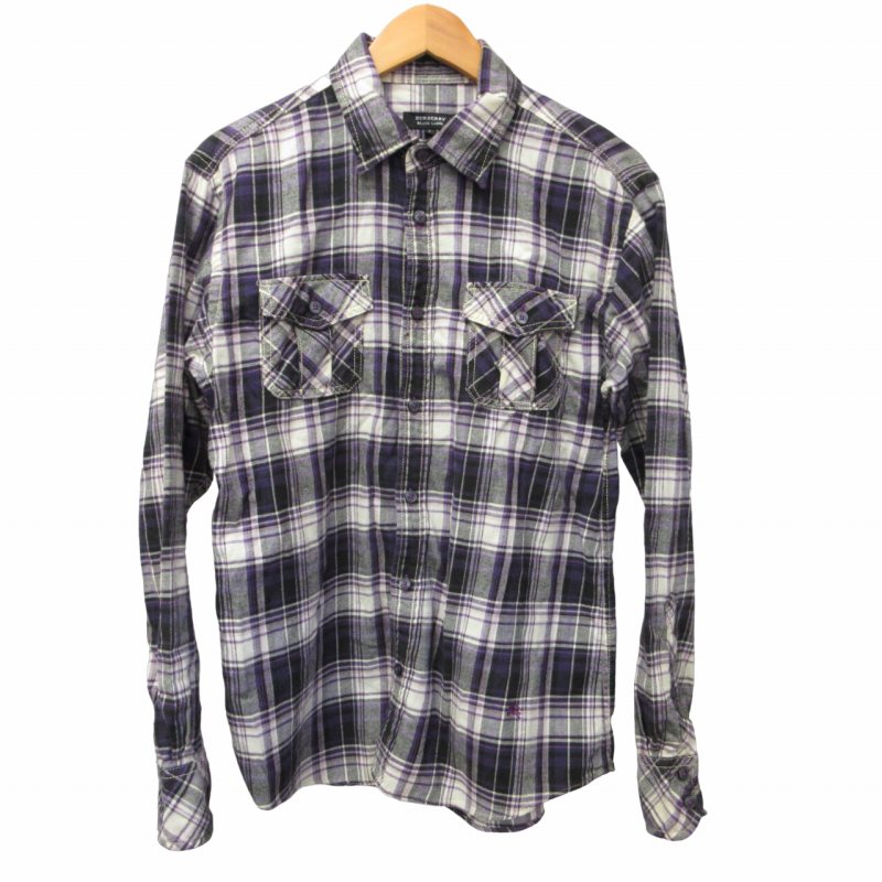 現行タグ BURBERRY SHERWOOD スリムフィット ノバチェックシャツ  
