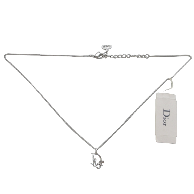 未使用品 ディオール Dior ネックレス ペンダント D29936 ロゴトップ 