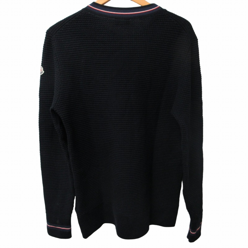 モンクレール MONCLER 18AW クルーネック ニット セーター ワッフル 