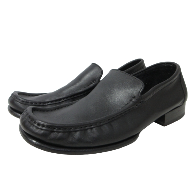 ポールスミス PAUL SMITH PS レザーローファー シューズ スリッポン 黒 