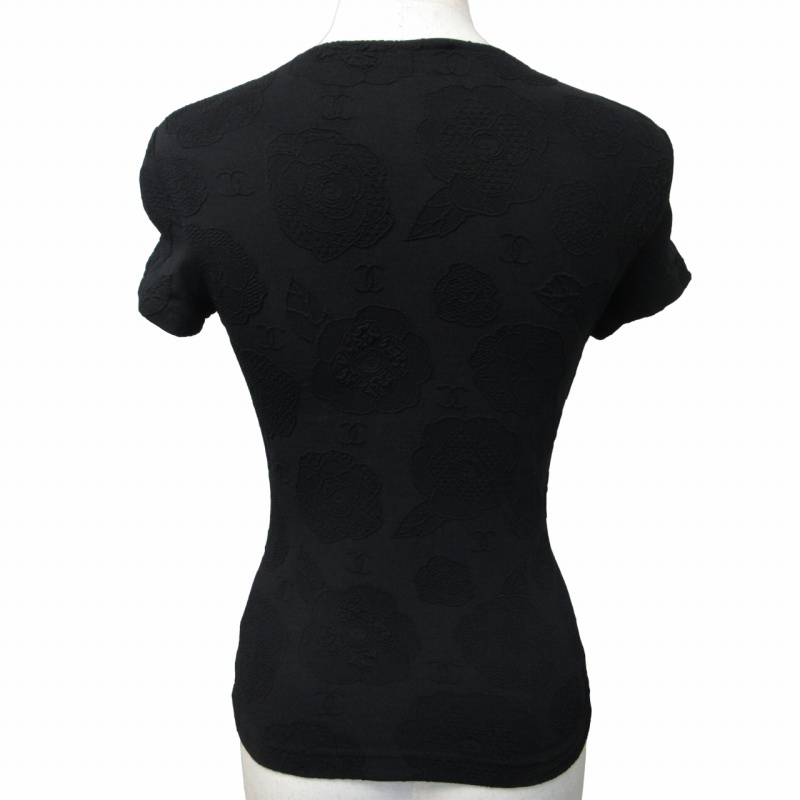シャネル CHANEL 希少 98P 90s ヴィンテージ カメリア カットソー T 