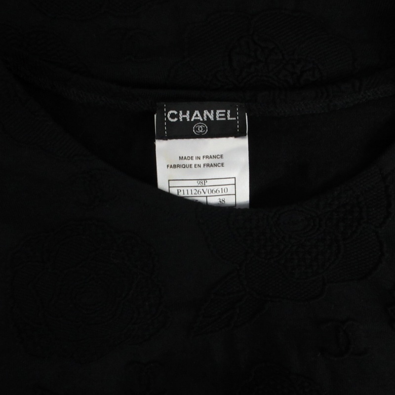 シャネル CHANEL 希少 98P 90s ヴィンテージ カメリア カットソー T 