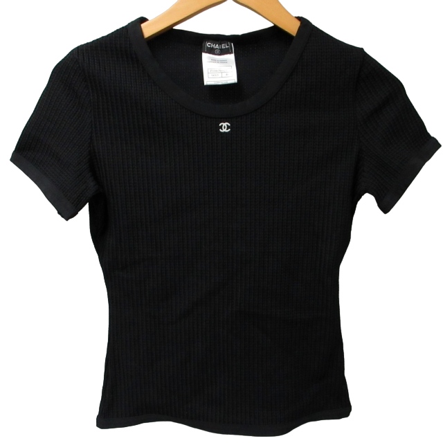 シャネル CHANEL 98C 90s ヴィンテージ チビTシャツ カットソー マイヨ  
