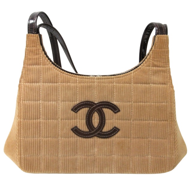 シャネル CHANEL ヴィンテージ チョコバー ハンドバッグ ショルダー  