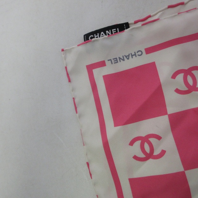シャネル CHANEL シルクスカーフ ハンカチ バンダナ ココマーク
