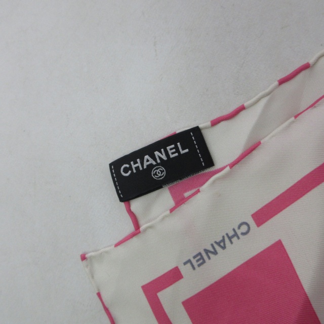 シャネル CHANEL シルクスカーフ ハンカチ バンダナ ココマーク