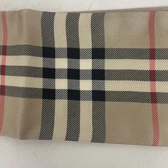 バーバリー BURBERRY 美品 TRIPLE CHECK スカーフ ストール TB