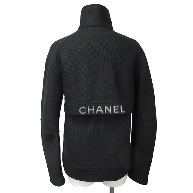 シャネル CHANEL 03P スポーツライン ジップアップジャケット メッシュ 