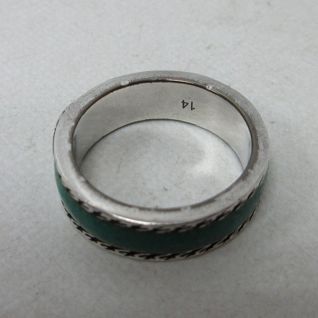 グッチ GUCCI インターロッキングG リング 指輪 ターコイズ エナメル