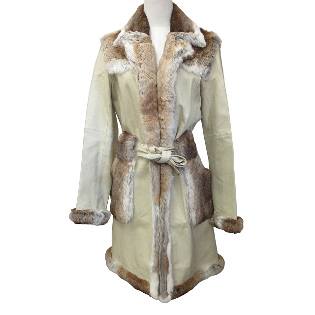 バーバリーブルーレーベル BURBERRY BLUE LABEL ピッグレザーコート 
