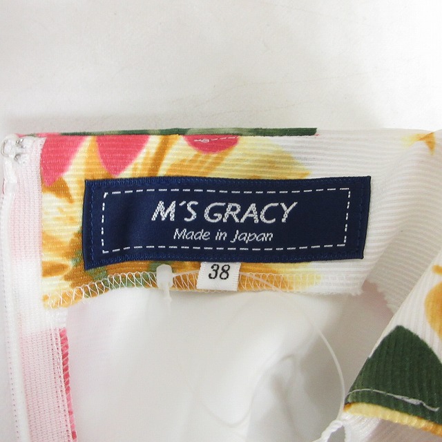 未使用品 エムズグレイシー M'S GRACY タグ付 近年モデル ワンピース