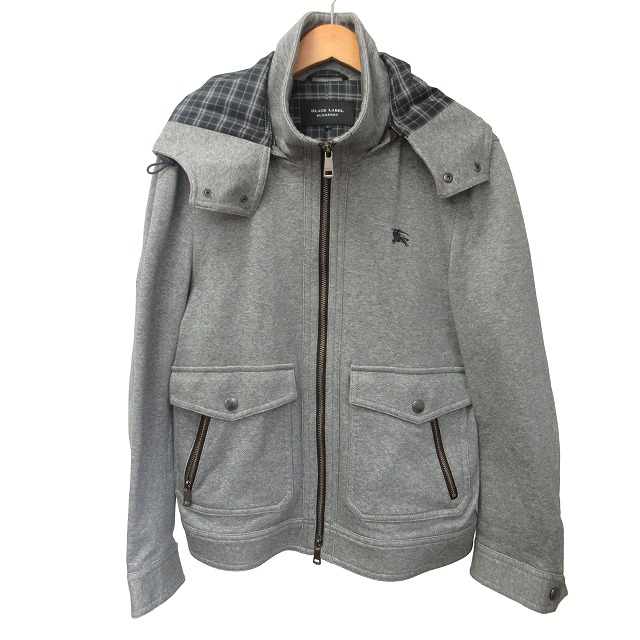 バーバリーブラックレーベル BURBERRY BLACK LABEL 美品 ジップアップ  