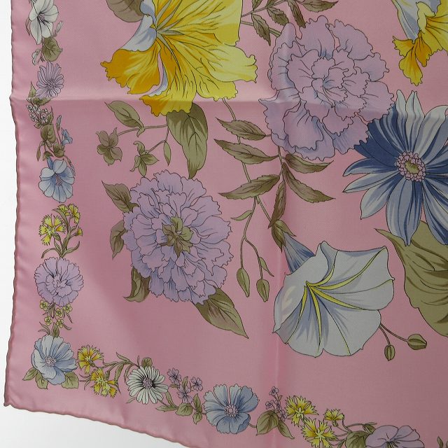 クリスチャンディオール Christian Dior スカーフ 大判ストール 花柄