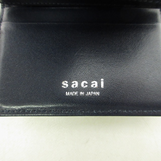 サカイ sacai ×ポーター PORTER 21SS レザーウォレット 三つ折り財布 