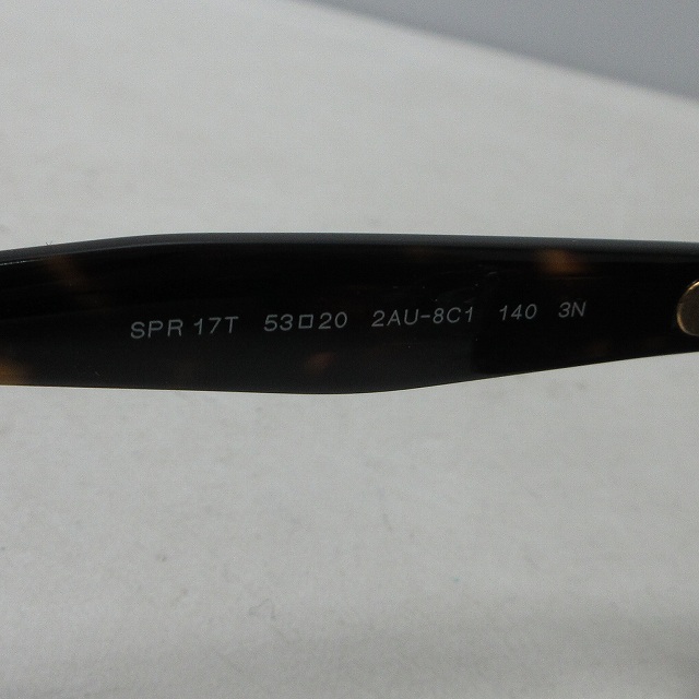 プラダ PRADA サングラス 眼鏡 メガネ べっ甲調 SPR17T 2AU-8C1 茶