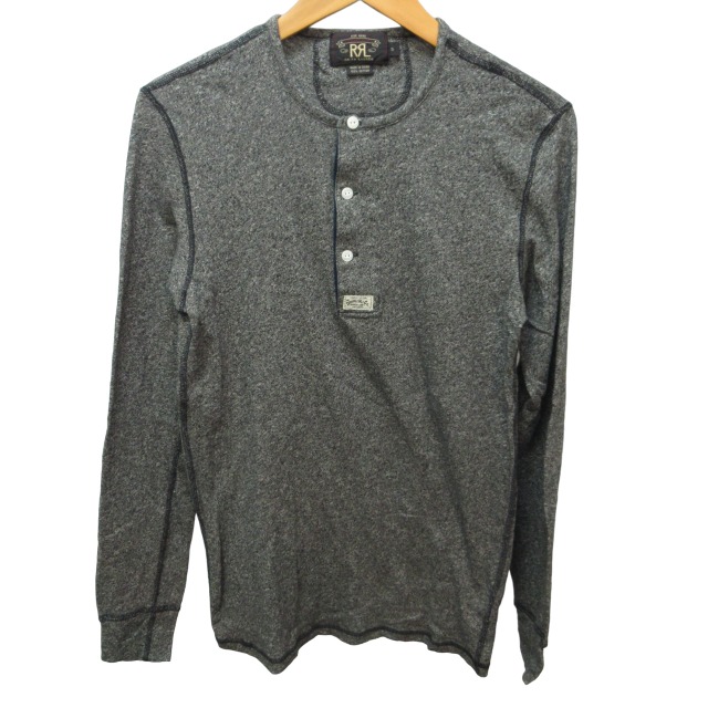 ダブルアールエル RRL 美品 ヘンリーネック カットソー Tシャツ 長袖  