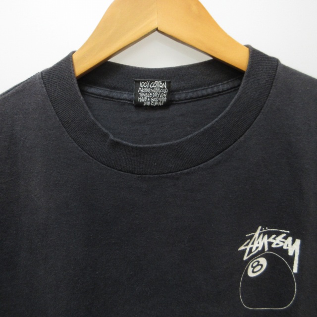 古着　STUSSY 半袖Tシャツ　カットソー　8ボール　サッカーボール　黒 希少STUSSY 8サッカーボール tシャツ｜Yahoo!フリマ（旧PayPay