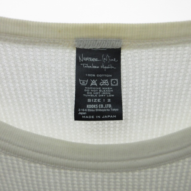 ナンバーナイン NUMBER (N)INE アーカイブ 本人期 宮下期 サーマル