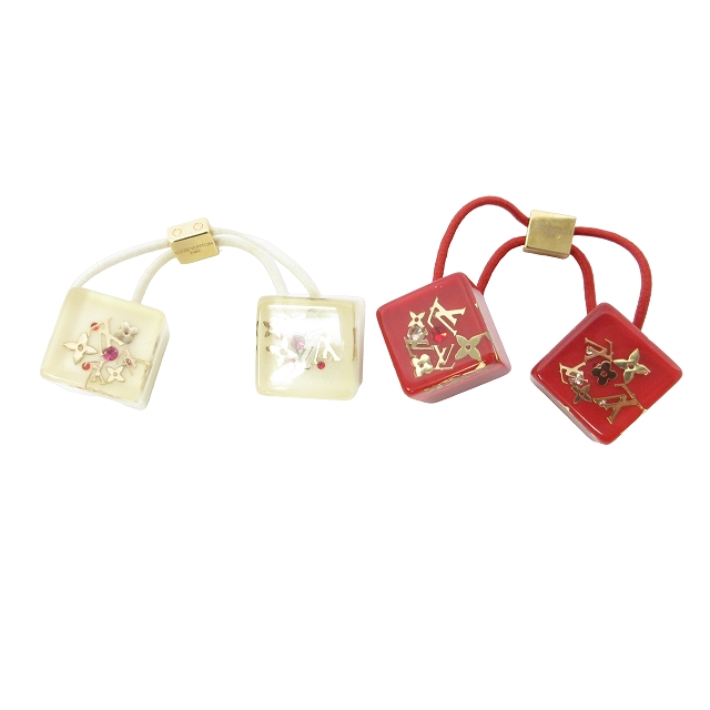 ルイヴィトン LOUIS VUITTON ヘアキューブ アンクルージョン ヘアゴム  