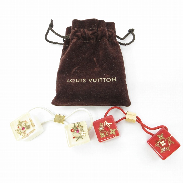 ルイヴィトン LOUIS VUITTON ヘアキューブ アンクルージョン ヘアゴム 