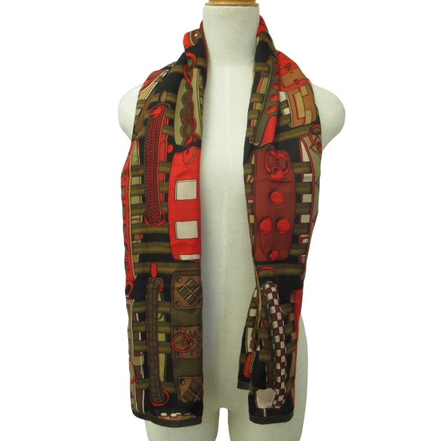 エルメス HERMES Medor カシシル ストール マフラー スカーフ 総柄  