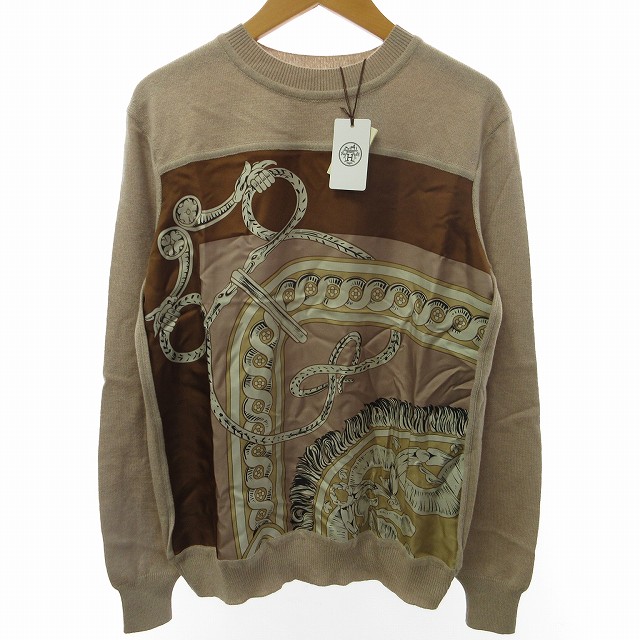 未使用品 エルメス HERMES タグ付き プレタ ツイルレーヌ カシミヤ  