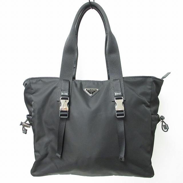 プラダ PRADA 2VG042 ファブリック トートバッグ ショルダーバッグ 
