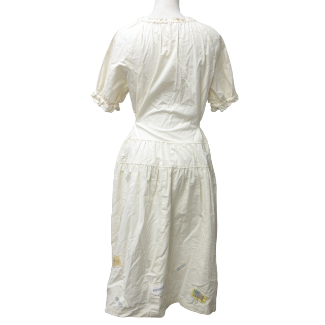 ピンクハウス PINK HOUSE ワンピース ロング ギャザー ピコフリル 半袖  