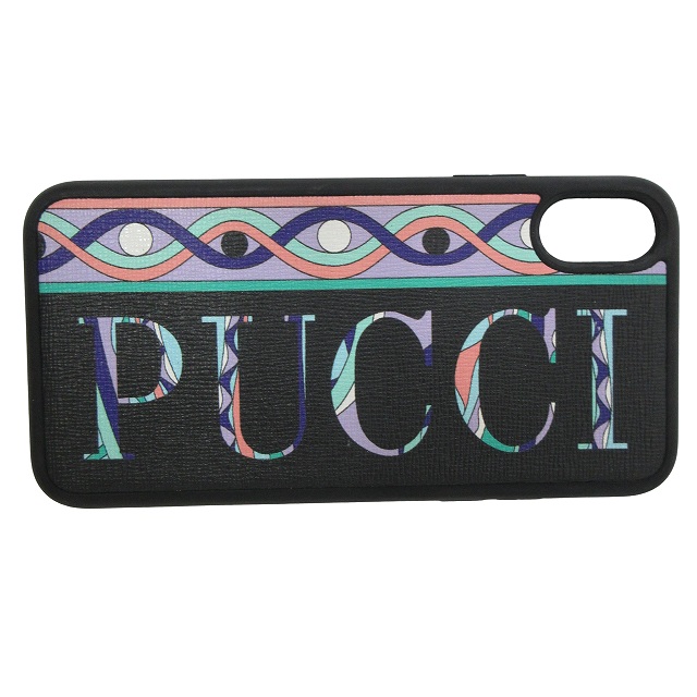 エミリオプッチ 美品 iphone x ケース スマホケース カバー 黒